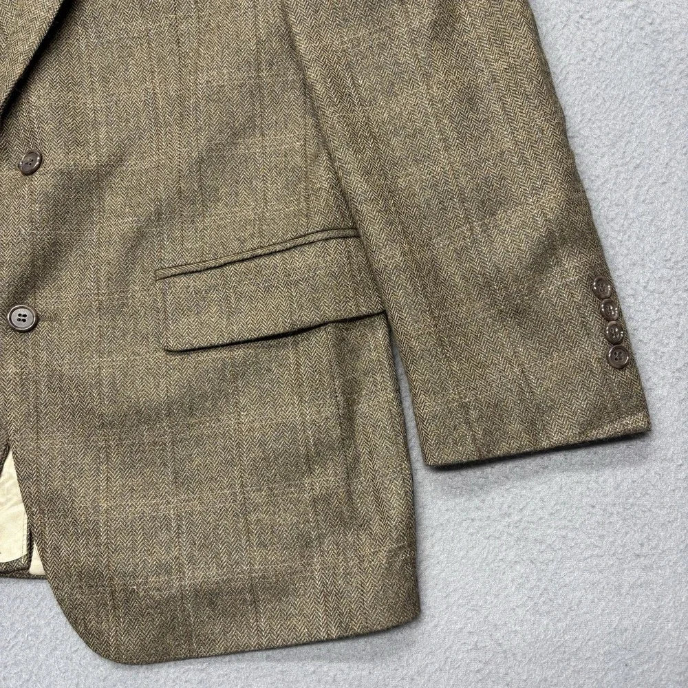 VTG Brooks Brothers Lambswool Tweed Blazer Men's‎ 39R Union Made in USA
